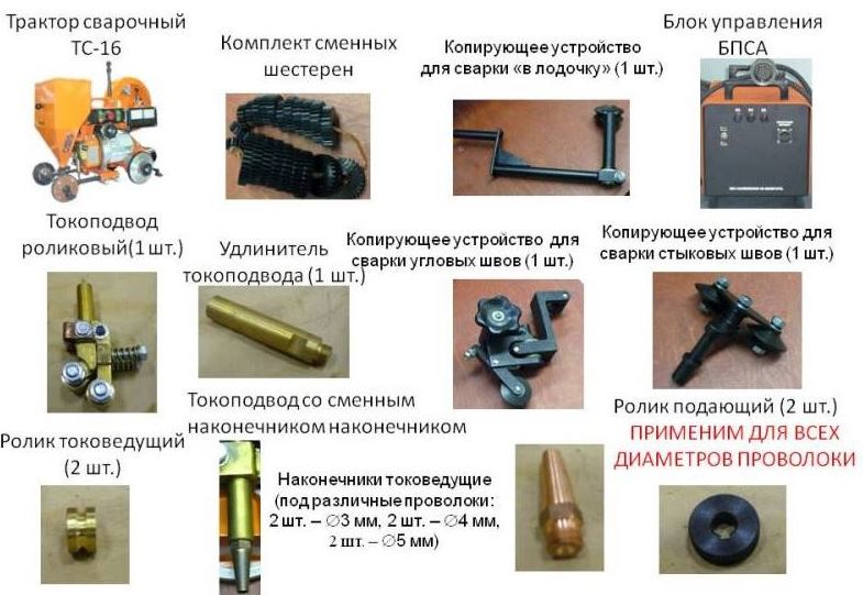 Комплект поставки ТС-16
